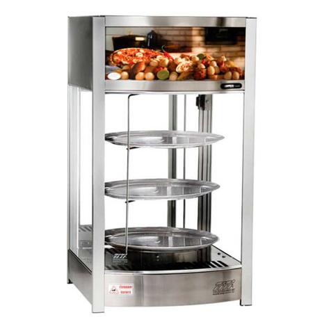 Estufa Vapor Giratório 263G 3 Bandejas Self Service Com Display Luminoso Titã Menor preço em Estufa Vapor Giratório 263G 3 Bandejas Self Service Com Display Luminoso Titã