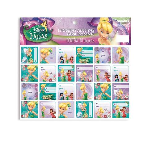 Etiqueta Cartela Adesiva De/Para P/Presente Fadas 2 Unidades - Cromus Menor preço em Etiqueta Cartela Adesiva De/Para P/Presente Fadas 2 Unidades - Cromus
