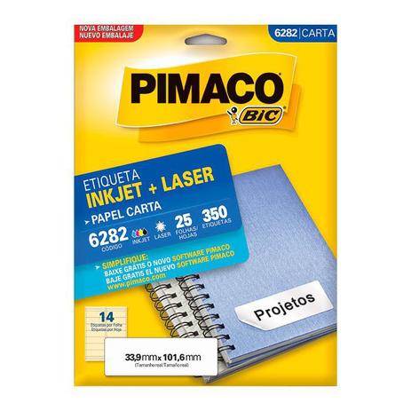 Etiqueta Pimaco InkJet+Laser Branca Carta 6282 Menor preço em Etiqueta Pimaco InkJet+Laser Branca Carta 6282