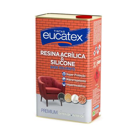 Eucatex Resina Acrílica Brilho Incolor 5 litros Menor preço em Eucatex Resina Acrílica Brilho Incolor 5 litros