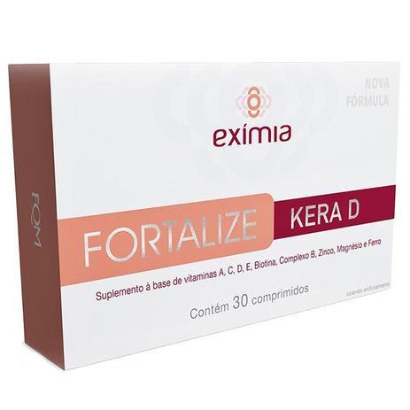 Eximia Fortalize Kera D com 30 Comprimidos - Farmoquimica Menor preço em Eximia Fortalize Kera D com 30 Comprimidos - Farmoquimica