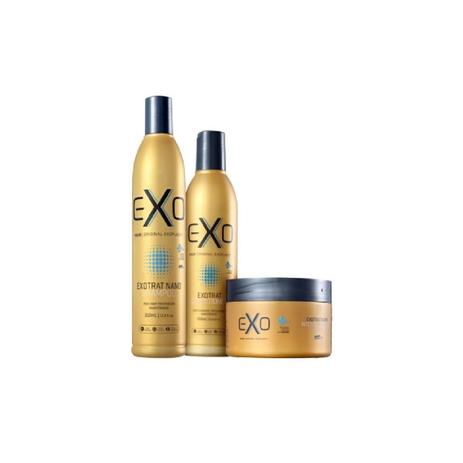 Exo Hair Exotrat Nano Kit Home Use Hidratação 3 Produtos - CS Menor preço em Exo Hair Exotrat Nano Kit Home Use Hidratação 3 Produtos - CS
