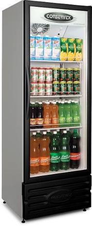 Expositor Refrigerado Conservex ERV 400 Litros Preto Menor preço em Expositor Refrigerado Conservex ERV 400 Litros Preto