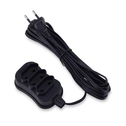 Extensão bipolar slim 5 metros preto force line - Forceline Menor preço em Extensão bipolar slim 5 metros preto force line - Forceline