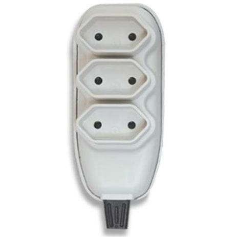 Extensao compacta cordão paralelo branco 10a 250v - 5 mt - Ilumi Menor preço em Extensao compacta cordão paralelo branco 10a 250v - 5 mt - Ilumi