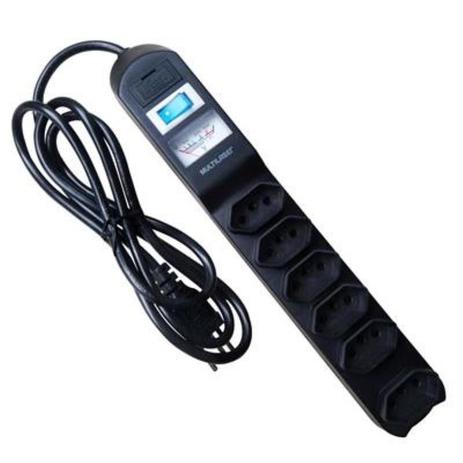 Extensão de 6 tomadas com voltímetro - Multilaser WI281 é ruim? Extensão de 6 tomadas com voltímetro - Multilaser WI281 é boa?