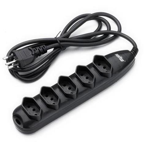 Extensão Elétrica 5 Tomadas 2P+T 10A 1.5m - Feasso Menor preço em Extensão Elétrica 5 Tomadas 2P+T 10A 1.5m - Feasso