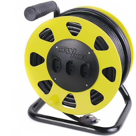 Extensão elétrica de 30 metros 2 x 1,50 mm com carretel - MAXIPRO - Daneva (Amarelo) Menor preço em Extensão elétrica de 30 metros 2 x 1,50 mm com carretel - MAXIPRO - Daneva (Amarelo)