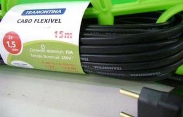 Extensão elétrica Tramontina 15 metros Menor preço em Extensão elétrica Tramontina 15 metros
