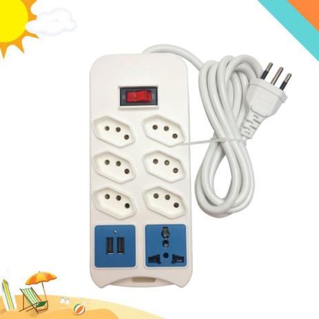 Extensão Elétrica USB Filtro Linha Régua Bivolt 7 Entradas 1.80M 10A - Xz é boa?