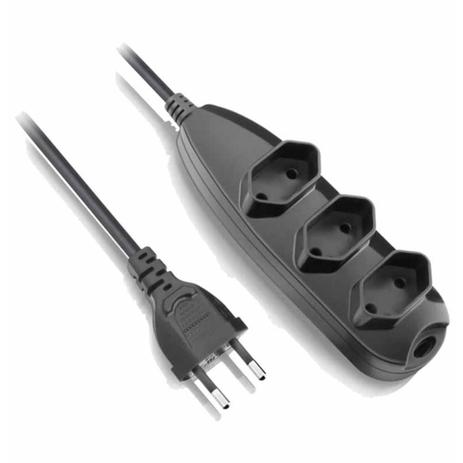 Extensao multi-uso tripla 2p 10m branca / un / megatron Menor preço em Extensao multi-uso tripla 2p 10m branca / un / megatron