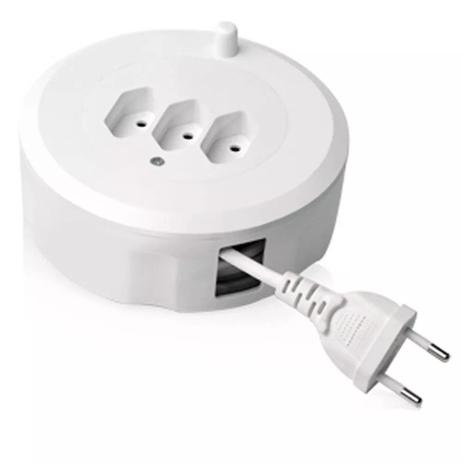 Extensão Retrátil com 3 Tomadas 5m WI252 Multilaser Menor preço em Extensão Retrátil com 3 Tomadas 5m WI252 Multilaser