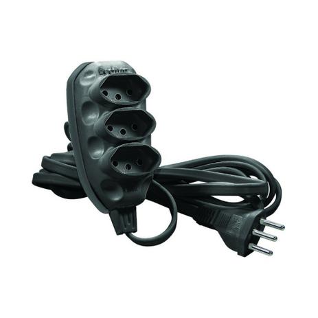 Extensão Tripla Stopshok PP3X0,75 - 5m - Techna Menor preço em Extensão Tripla Stopshok PP3X0,75 - 5m - Techna