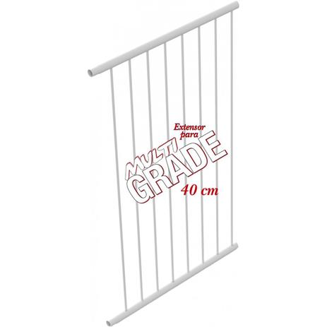 Extensor 40 cm para Portão Grade de Segurança Branco Multiforma MF1040 Menor preço em Extensor 40 cm para Portão Grade de Segurança Branco Multiforma MF1040