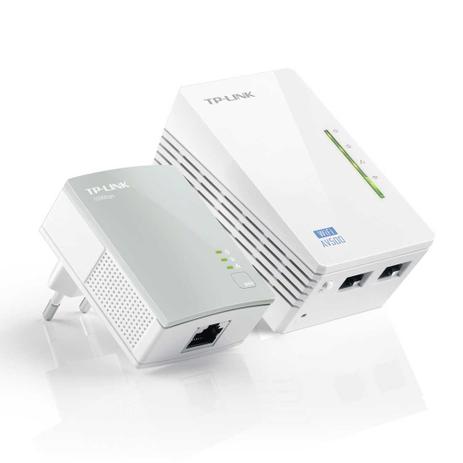 Extensor de Alcance Tp-Link Powerline TL-WPA4220 kit Wifi 300mbps / Av 500mbps 300mts Menor preço em Extensor de Alcance Tp-Link Powerline TL-WPA4220 kit Wifi 300mbps / Av 500mbps 300mts