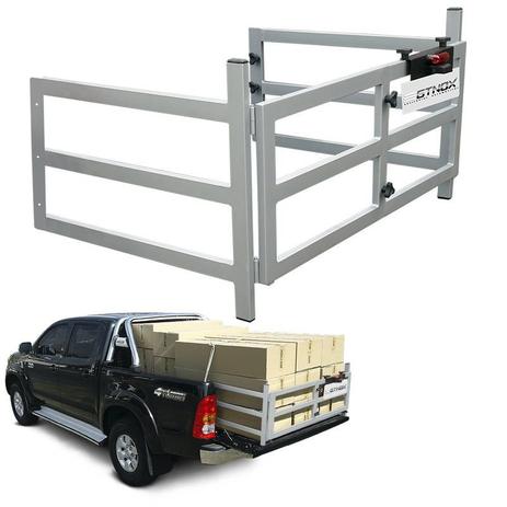 Extensor De Caçamba Hilux 2005 a 2015 Dobravel EDD Prata - Gtnox Menor preço em Extensor De Caçamba Hilux 2005 a 2015 Dobravel EDD Prata - Gtnox