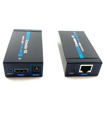 Extensor HDMI-CAT5/6-60 Metros Extensor HDMI Via Cabo de Rede Extender HDMI COM FONTE - Rb Tronics Menor preço em Extensor HDMI-CAT5/6-60 Metros Extensor HDMI Via Cabo de Rede Extender HDMI COM FONTE - Rb Tronics