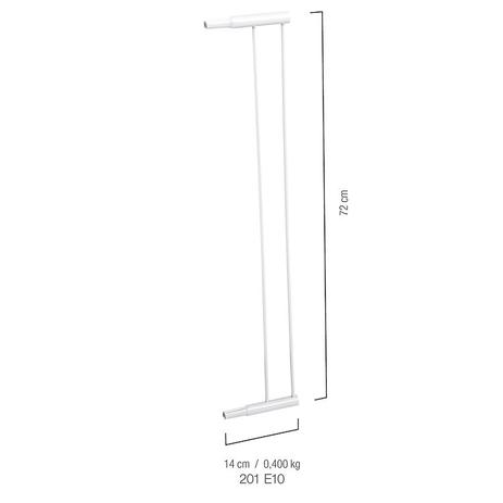 Extensor p/grade porta/portão kiddo 10cm Menor preço em Extensor p/grade porta/portão kiddo 10cm