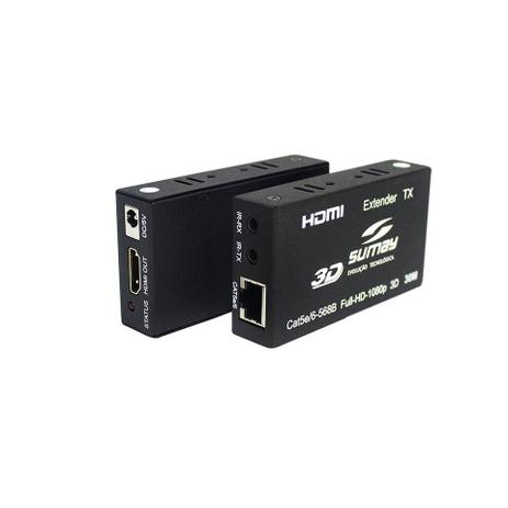 Extensor Sumay HDMI 1.4 Cat-5E SM-EX30 Menor preço em Extensor Sumay HDMI 1.4 Cat-5E SM-EX30