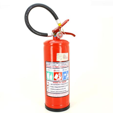 Extintor de Incendio Pó Químico ABC 6kg - Classe ABC + 1 Placa Sinalizadora Grátis - Resil Menor preço em Extintor de Incendio Pó Químico ABC 6kg - Classe ABC + 1 Placa Sinalizadora Grátis - Resil