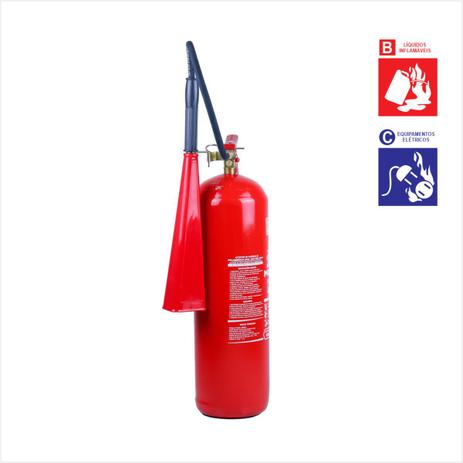 Extintor industrial de alta pressão co2 6kg bc novo - Mocelin Menor preço em Extintor industrial de alta pressão co2 6kg bc novo - Mocelin