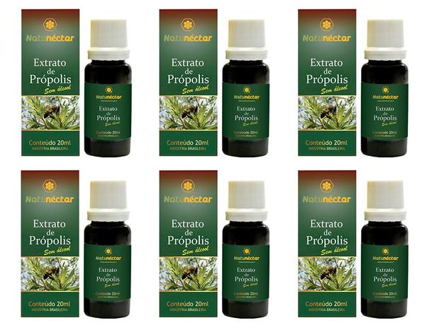 Extrato De Própolis Sem Álcool Natunéctar 20ml - 6 Unidades é boa?