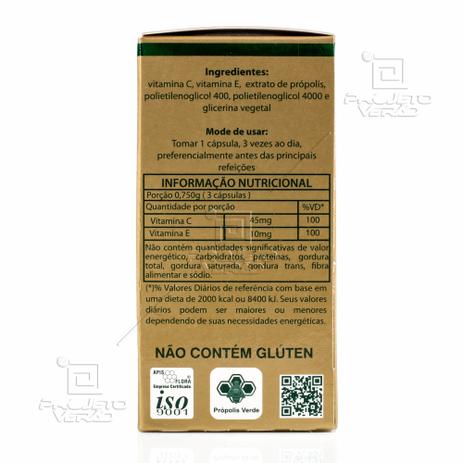 Extrato de Própolis Verde 40 (Alecrim) 120 Cápsulas - Minasgreen Menor preço em Extrato de Própolis Verde 40 (Alecrim) 120 Cápsulas - Minasgreen