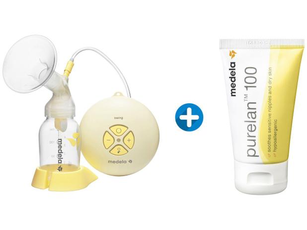 Extrator de Leite Elétrico 150ml - Medela Swing + Pomada para Seios 37g é boa?
