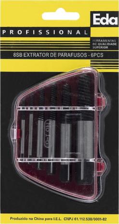 Extrator de parafusos jg c/ 6 pc - Eda é boa?