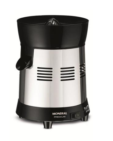 Extrator Espremedor de Sucos Premium Mondial Turbo - 250w E10 Bivolt Menor preço em Extrator Espremedor de Sucos Premium Mondial Turbo - 250w E10 Bivolt