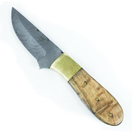 Faca Artesanal Paquistão 8” Aço Damasco Wood 04 Crosster Menor preço em Faca Artesanal Paquistão 8” Aço Damasco Wood 04 Crosster