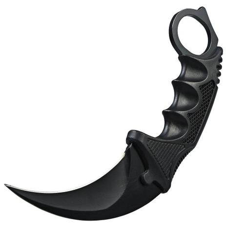 Faca Canivete Camping Pesca Karambit Preta Com Bainha Cordão - Eita comprei Menor preço em Faca Canivete Camping Pesca Karambit Preta Com Bainha Cordão - Eita comprei
