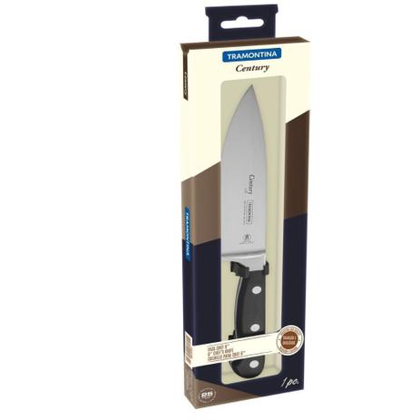 Faca Chef 6” 27,6cm em Aço Inox com Cabo de Policarbonato e Fibra de Vidro Linha Century 24011/106 - Tramontina Menor preço em Faca Chef 6” 27,6cm em Aço Inox com Cabo de Policarbonato e Fibra de Vidro Linha Century 24011/106 - Tramontina