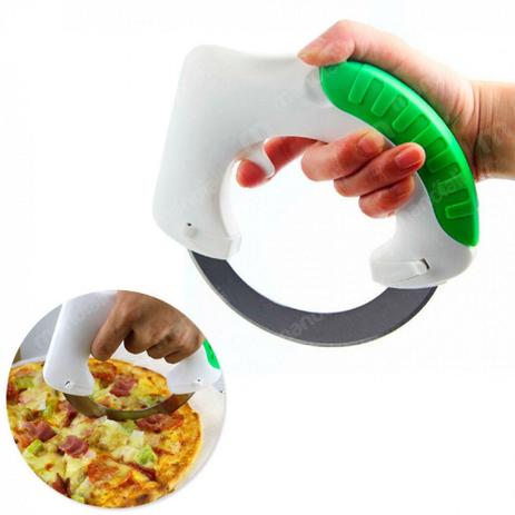 Faca Circular Giratoria para Pizza, Carnes e Legumes Prana Menor preço em Faca Circular Giratoria para Pizza, Carnes e Legumes Prana