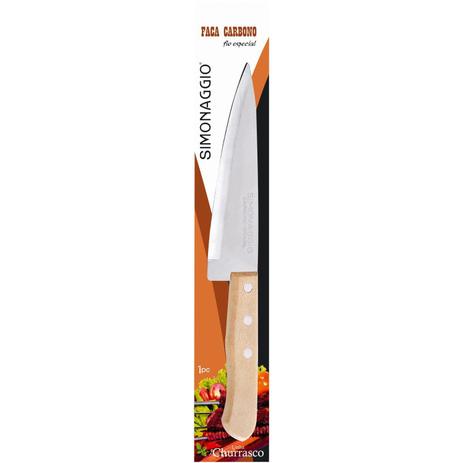 Faca Cozinha Aço Carbono 7” Cabo Madeira 30cm - 102430 - Simonaggio Menor preço em Faca Cozinha Aço Carbono 7” Cabo Madeira 30cm - 102430 - Simonaggio
