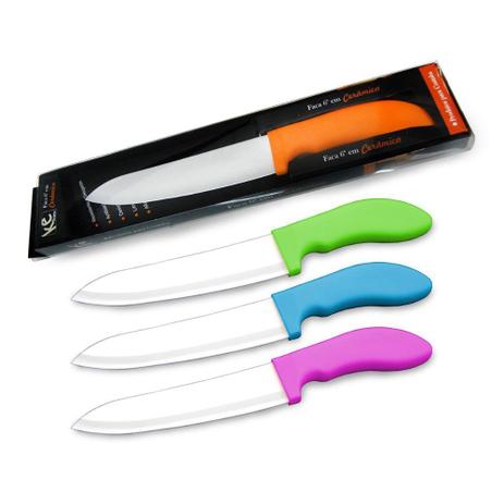 Faca de Cerâmica Ke Home Laranja 4 Polegadas 18cm de Lâmina Menor preço em Faca de Cerâmica Ke Home Laranja 4 Polegadas 18cm de Lâmina