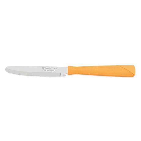 Faca Mesa Inox 4 Laranja New Kolor Tramontina 23161444 Menor preço em Faca Mesa Inox 4 Laranja New Kolor Tramontina 23161444