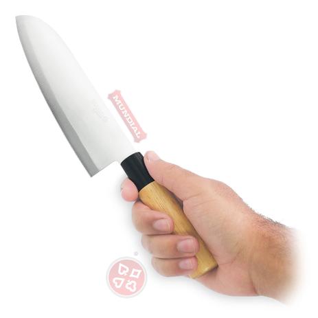 Faca Mundial 7 Pol Wa Santoku Inox Carne Peixe Legumes sushi Menor preço em Faca Mundial 7 Pol Wa Santoku Inox Carne Peixe Legumes sushi