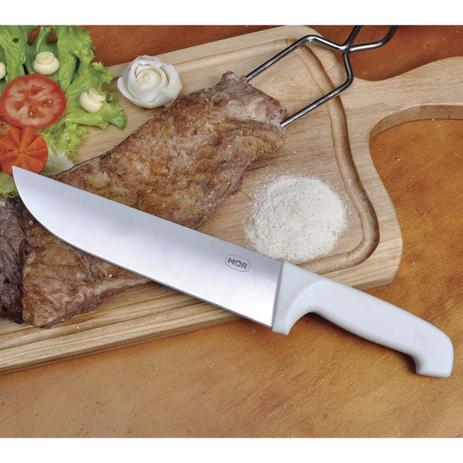 Faca Para Churrasco de Assador 10 Pol 38.7cm Açogueiro Cabo Branco 3341 Mor Menor preço em Faca Para Churrasco de Assador 10 Pol 38.7cm Açogueiro Cabo Branco 3341 Mor