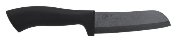 Faca Para Fatiar/Picar Santoku Em Cerâmica - 26cm - All Black - Oxford Menor preço em Faca Para Fatiar/Picar Santoku Em Cerâmica - 26cm - All Black - Oxford