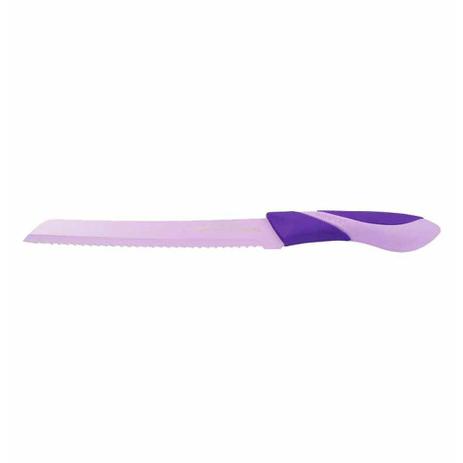 Faca para pao aco nello roxa bg-4067 / un / bergner Menor preço em Faca para pao aco nello roxa bg-4067 / un / bergner