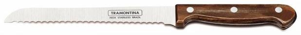 Faca para pao inox 7 polywood tramontina (21125097) Menor preço em Faca para pao inox 7 polywood tramontina (21125097)