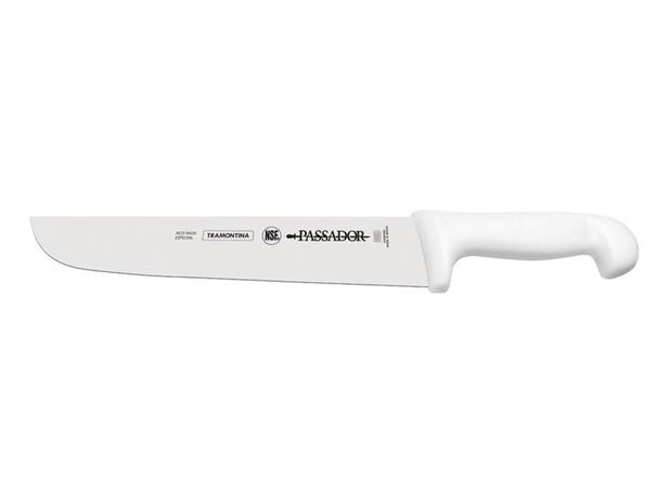 Faca passador 8 profissional branco lamina de aco inox e cabo de polipropileno tramontina Menor preço em Faca passador 8 profissional branco lamina de aco inox e cabo de polipropileno tramontina