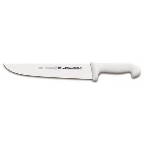 Faca passador lâmina em aço inox 12” com fio liso - Tramontina Menor preço em Faca passador lâmina em aço inox 12” com fio liso - Tramontina