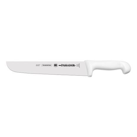 Faca Passador Profissional 10” 41,5cm com Lâmina em Aço Inox e Cabo PP na cor Branco 24420/080 - Tramontina Menor preço em Faca Passador Profissional 10” 41,5cm com Lâmina em Aço Inox e Cabo PP na cor Branco 24420/080 - Tramontina