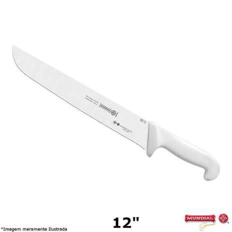 Faca Profissional Açougue 12” - Mundial Menor preço em Faca Profissional Açougue 12” - Mundial