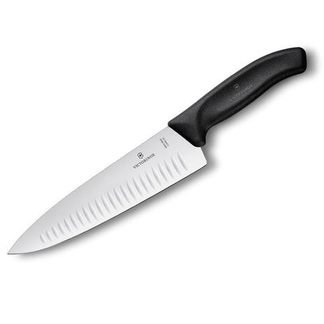 Faca profissional do Chef 20cm com sulcos linha Swiss Classic Victorinox 6.8083.20G Menor preço em Faca profissional do Chef 20cm com sulcos linha Swiss Classic Victorinox 6.8083.20G
