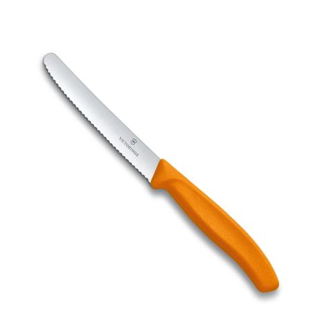 Faca Serrilhada Victorinox sem Ponta Laranja 2CM - 31262 Menor preço em Faca Serrilhada Victorinox sem Ponta Laranja 2CM - 31262