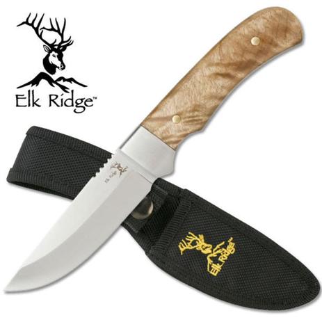 Faca Skinner Com Cabo Em Burlwood Master Cutlery Menor preço em Faca Skinner Com Cabo Em Burlwood Master Cutlery
