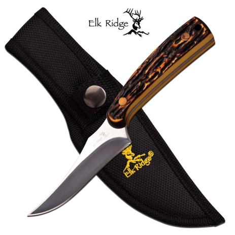Faca Skinner Elk-Ridge Com Cabo Simulando Osso Master Cutlery Menor preço em Faca Skinner Elk-Ridge Com Cabo Simulando Osso Master Cutlery